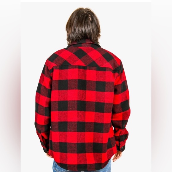 NEW MEN RDI BUFFALO PLAID BUTTON DOWN SHIRT JACKET WINTER CORE SIZE 3X - Picture 4 of 12
